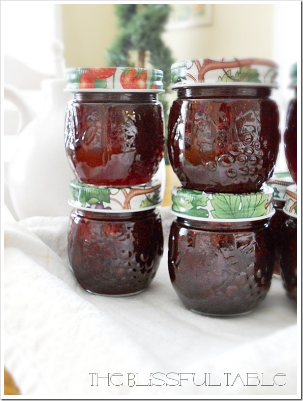 The Blissful Table Strawberry Jam with a Hint of Lemon